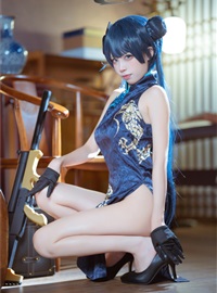 Is it the Three Worlds - NO.031 Blue Archival Concubine Saki Qipao(15)